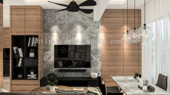 Living Hall Area Design Penang