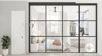 Bedroom Sliding Door Design Penang