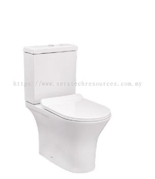 Mayen Close-coupled Washdown WC Dual Flush 3/6L
