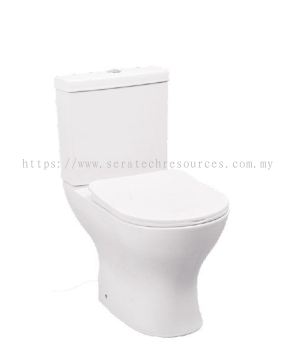 Parris Close-coupled Washdown WC Dual Flush 3/6L