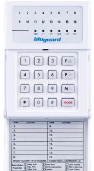 Bluguard V16n LCD Keypad