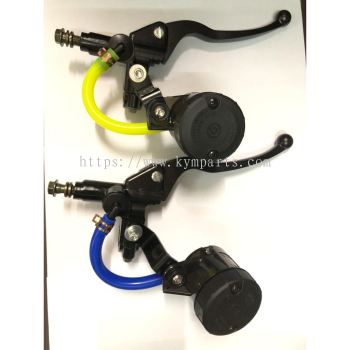 Brembo Master Pump Besar Universal Pump Set (Right Hand Side) (Smoke Color) Siap Bracket Z Bypass Y15/LC135/Y125Z/Kriss