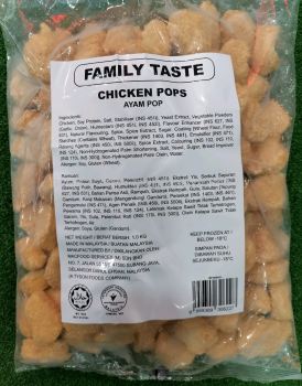 Family Taste Chicken Pops 1kg