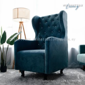 Hi-Chesterfield Wing Chair