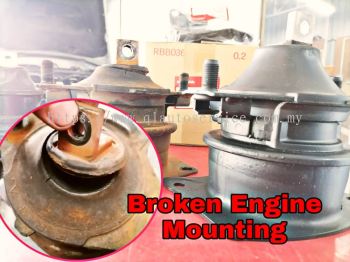 Broken Engine Mounting