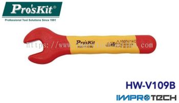 PRO'SKIT [HW-V109B] VDE 1000V Insulated SingleOpen End Wrench 9mm