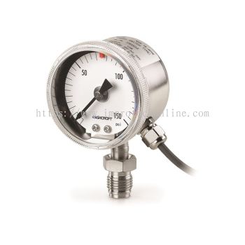 HPS High Purity Pressure Gauge with Reed Switch