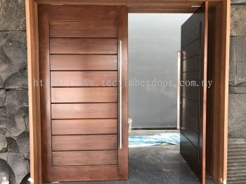 Double Layer Solid Timber Door