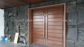 Double Solid Timber Door