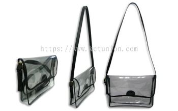 PVC Transparent Sling Bag (B0409)