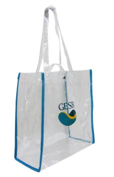 Transparent Bag (B0431) - Multi-purpose Use   Suitable as a shopping tote, travel bag, or casual handbag
