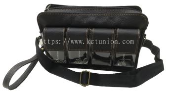 B0663 Remote Control Leather Clutch Bag