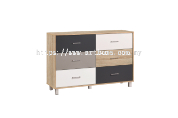 NORDIC 6DRAWER CABINET