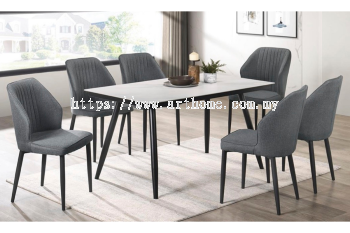 GENTNES CERAMIC DINING SET 1+6 CRM 8014(9119) + 31391