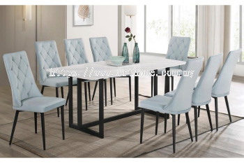 GREENGO CERAMIC DINING SET 1+8 (9114 + JOVY-A)