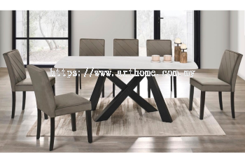 TECHNIC CERAMIC DINING SET 1+6 (S827)