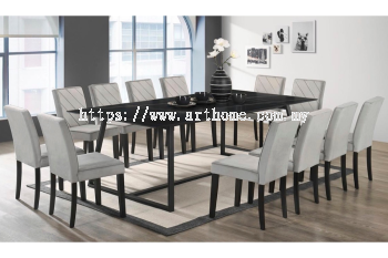 GIANT CRYSTAL CERAMIC DINING SET 1+12 (9115 + S828)