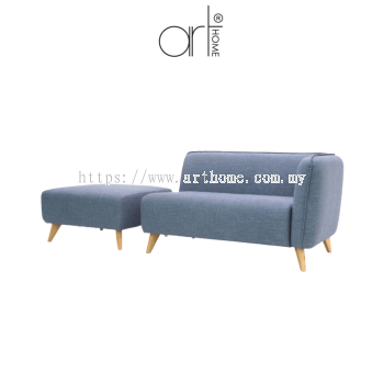 1729 Qukko 2 Seater Sofa + Ottoman