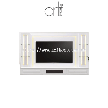 EL-D85GGN (WHITE) WALL TV CABINET