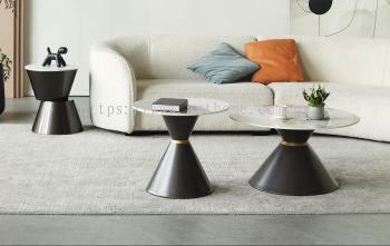 MODERN ROUND COFFEE TABLE SET (EDWD5080)