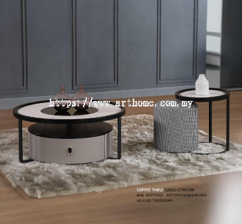 COFFEE TABLE (32062-CTWT/BK)