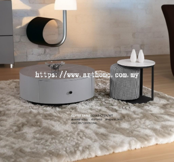 COFFEE TABLE (32063-CTGY/WT)