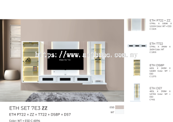 KABINET TV DINDING (ETH SET 7E3)