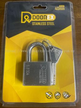 DOOREX 40mm SUS 304 Stainless Steel Pad Lock