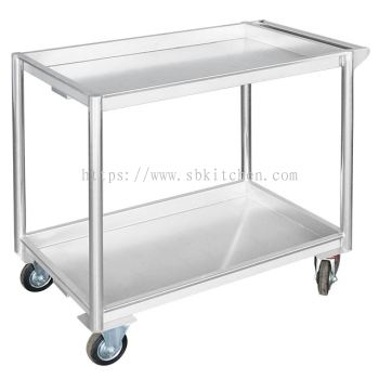 Stainless Steel Food Trolley (2 Tier)