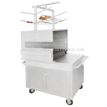 Stainless Steel Chicken Wing Stall w 6 pcs Fork