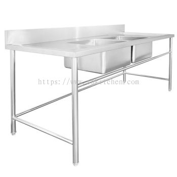 Stainless Steel Double Bowl Sink