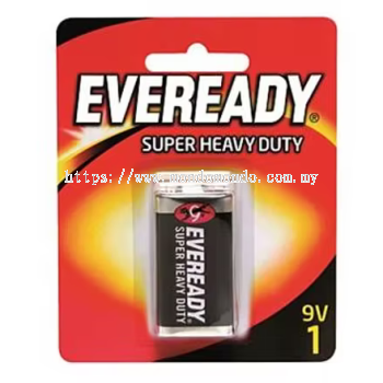 Eveready Super Heavy Duty 9V Bateri