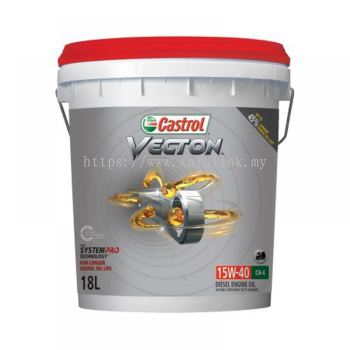 CASTROL VECTON ENGINE OIL 15W40 CI-4 18L (Price of 1 pail)