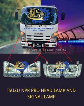 ISUZU NPR PRO HEAD LAMP & SIGNAL LAMP