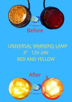 UNIVERSAL WARNING LAMP RED AND YELLOW 