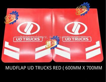 MUDFLAP UD TRUCKS RED ( 600MM X 700 MM ) 