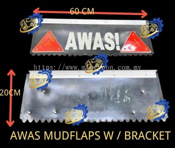 AWAS MUDFLAPS W/BRACKET 
