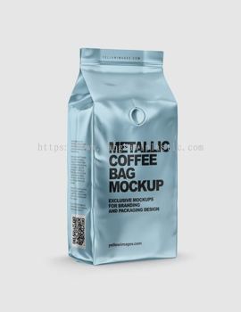 Metallic color coffee bag 