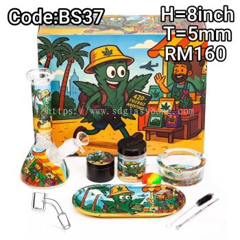 SHISHA BONG/GLASS BONG/WATER PIPE/HOOKAH BONG/MALAYSIA BEST SELLER BS37 (COLOUR FULL)