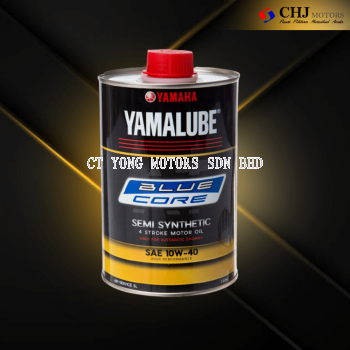 Yamalube AT 10W-40 Bluecore Semi Synthetic Motorcycle Oil (1.0L)