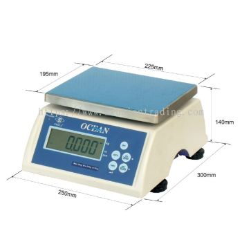 OCEAN Waterproof Electronic Weighing Scale