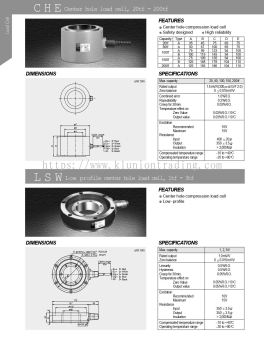 CHE Center hole 20tf-200tf Canister Load Cells