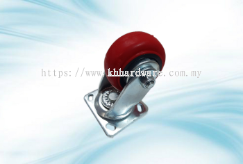 (PU) SWIVEL CASTERS WITH WHEELS