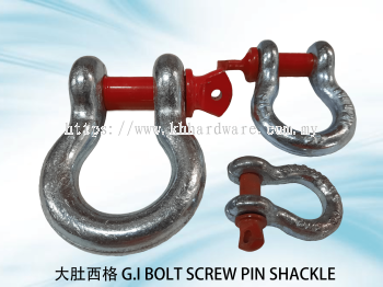  G.I BOLT SCREW PIN SHACKLE