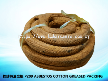 棉纱黄油盘根 P209 ASBESTOS COTTON GREASED PACKING