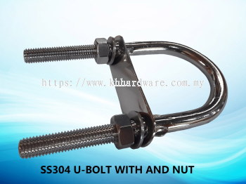 SS304 U-BOLT WITH AND NUT