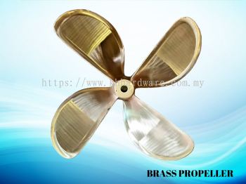 虾尾 4 BLADE BRASS MARINE PROPELLER 