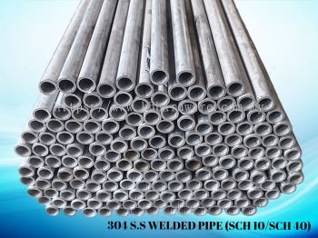 304 S.S WELDED PIPE (SCH10 & SCH40)