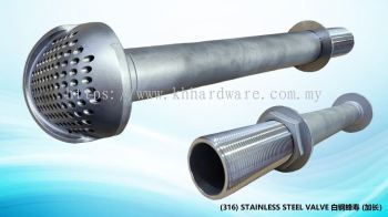  (316) STAINLESS STEEL VALVE 白钢蜂寿 (加长)