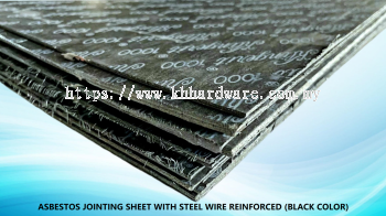 ASBESTOS JOINTING SHEET WITH STEEL WIRE REINFORCED (BLACK COLOR)